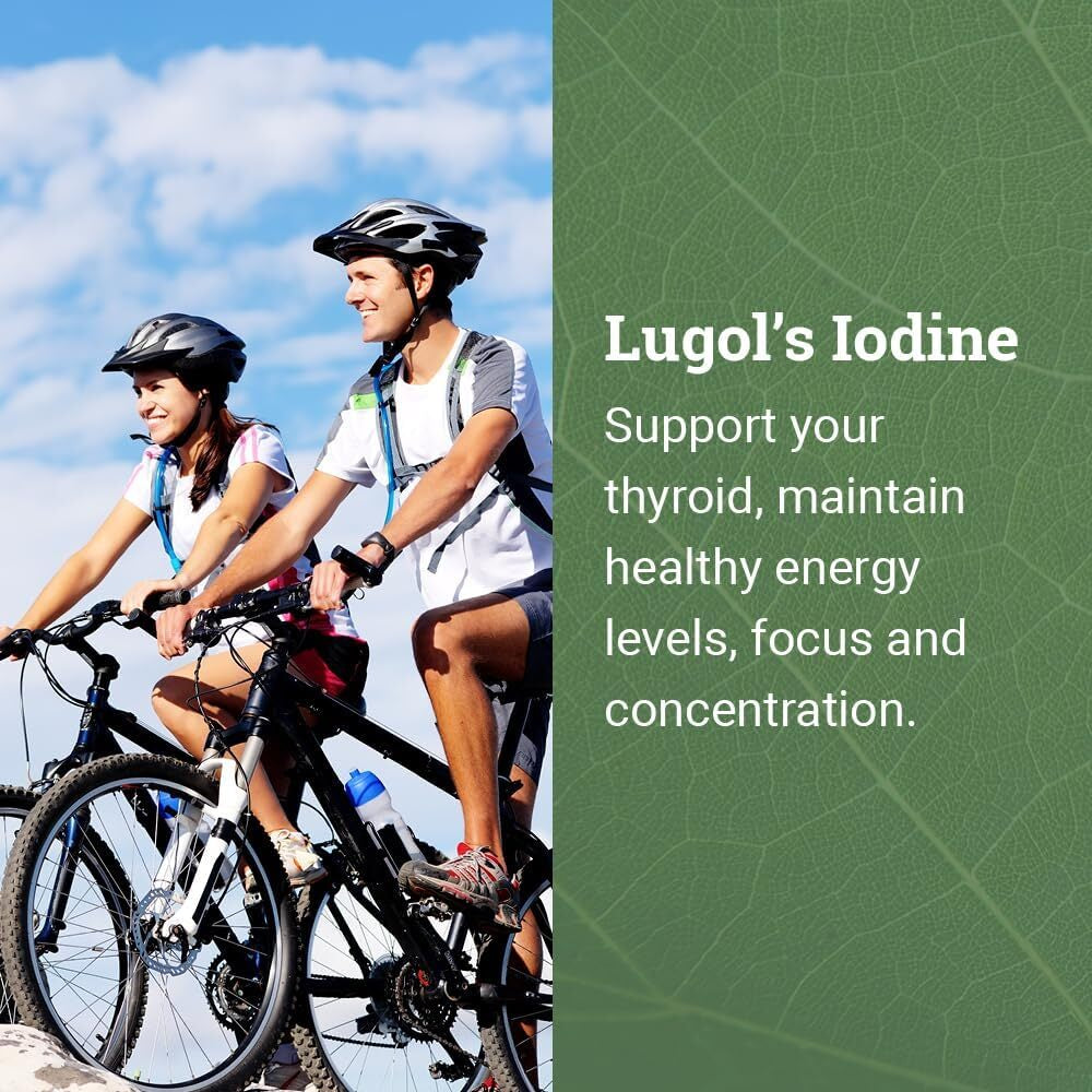Organic Lugol'S Iodine, Iodine and Potassium Iodide 2% Solution 3000 Mcg - Liqui