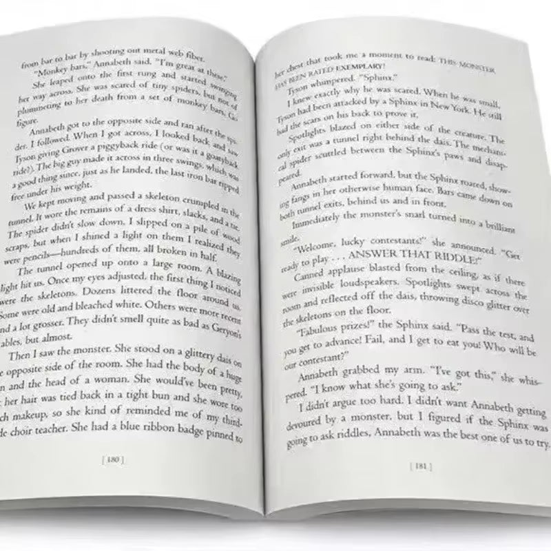 5 Books/Set Percy Jackson & the Olympians English Original Novel Books Children'S English Picture Book Setsbooks