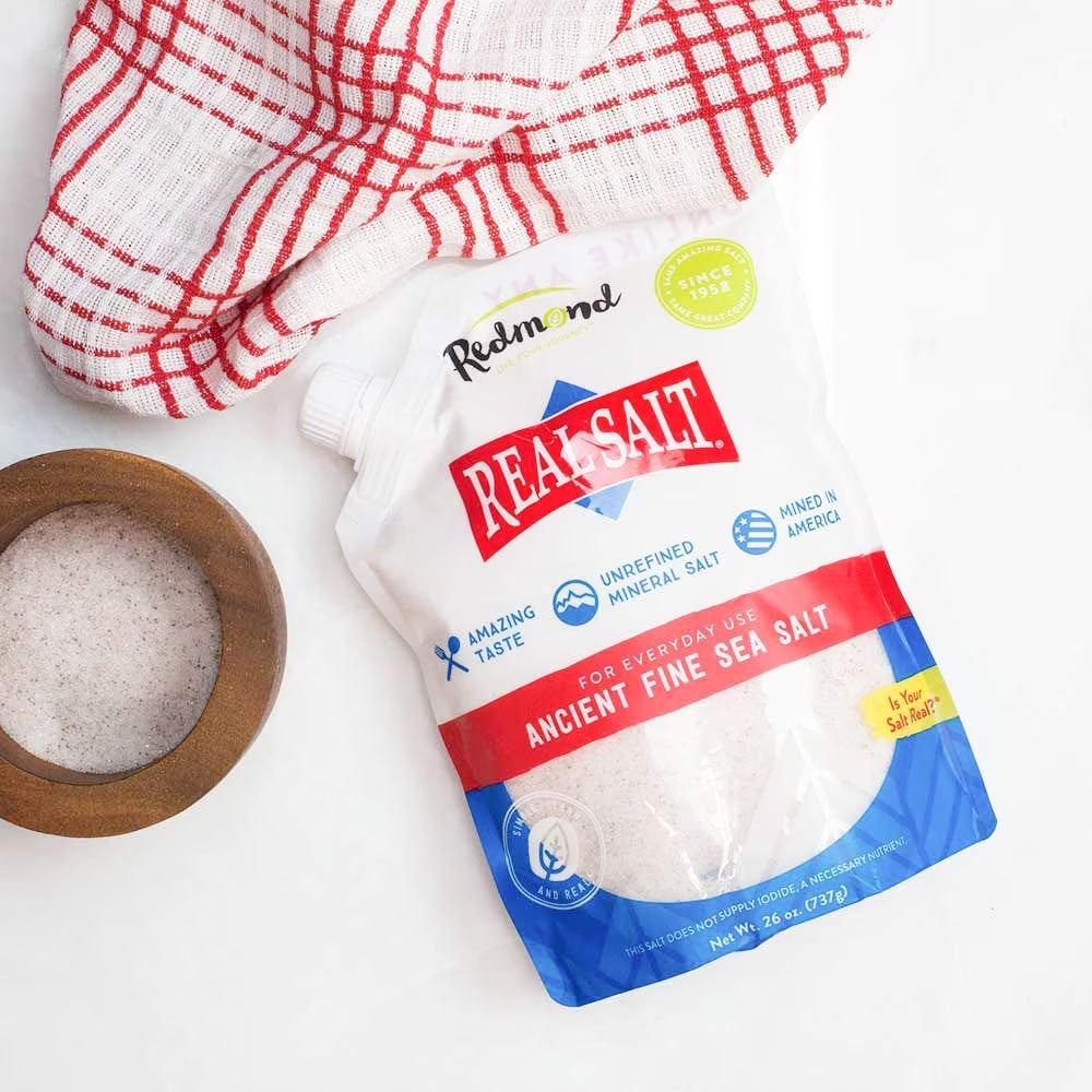 Real Salt Ancient Fine Sea Salt, 26 Ounces