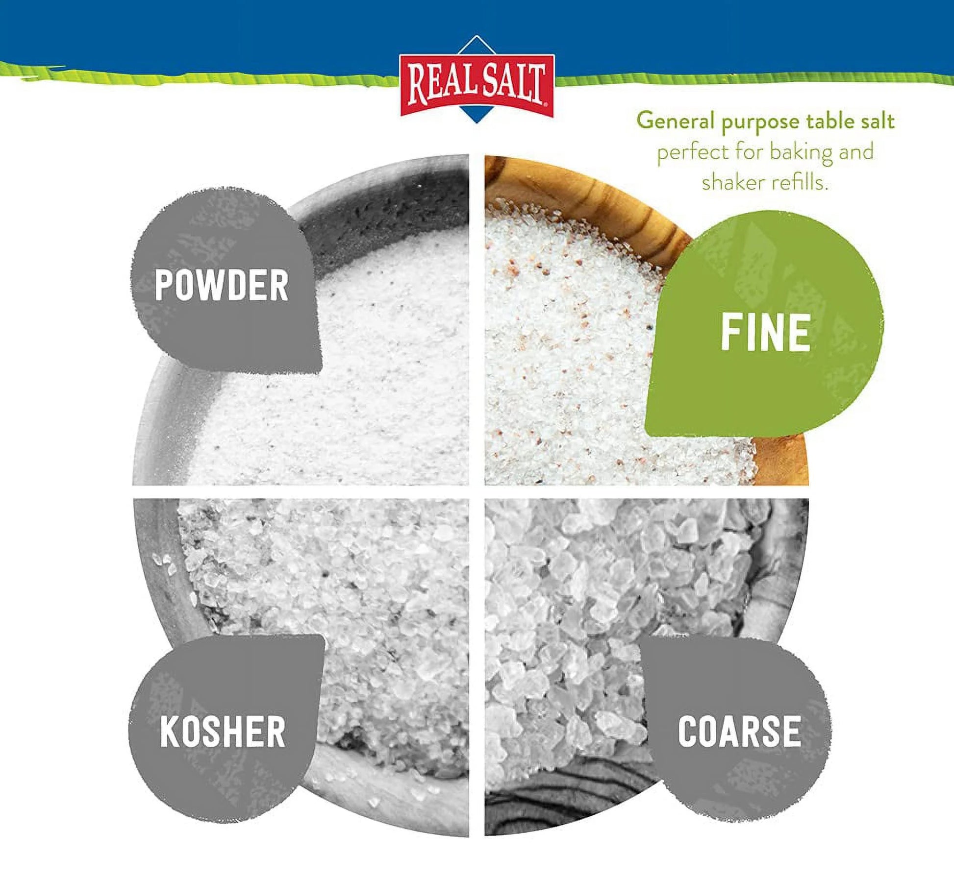 Real Salt Ancient Fine Sea Salt, 26 Ounces