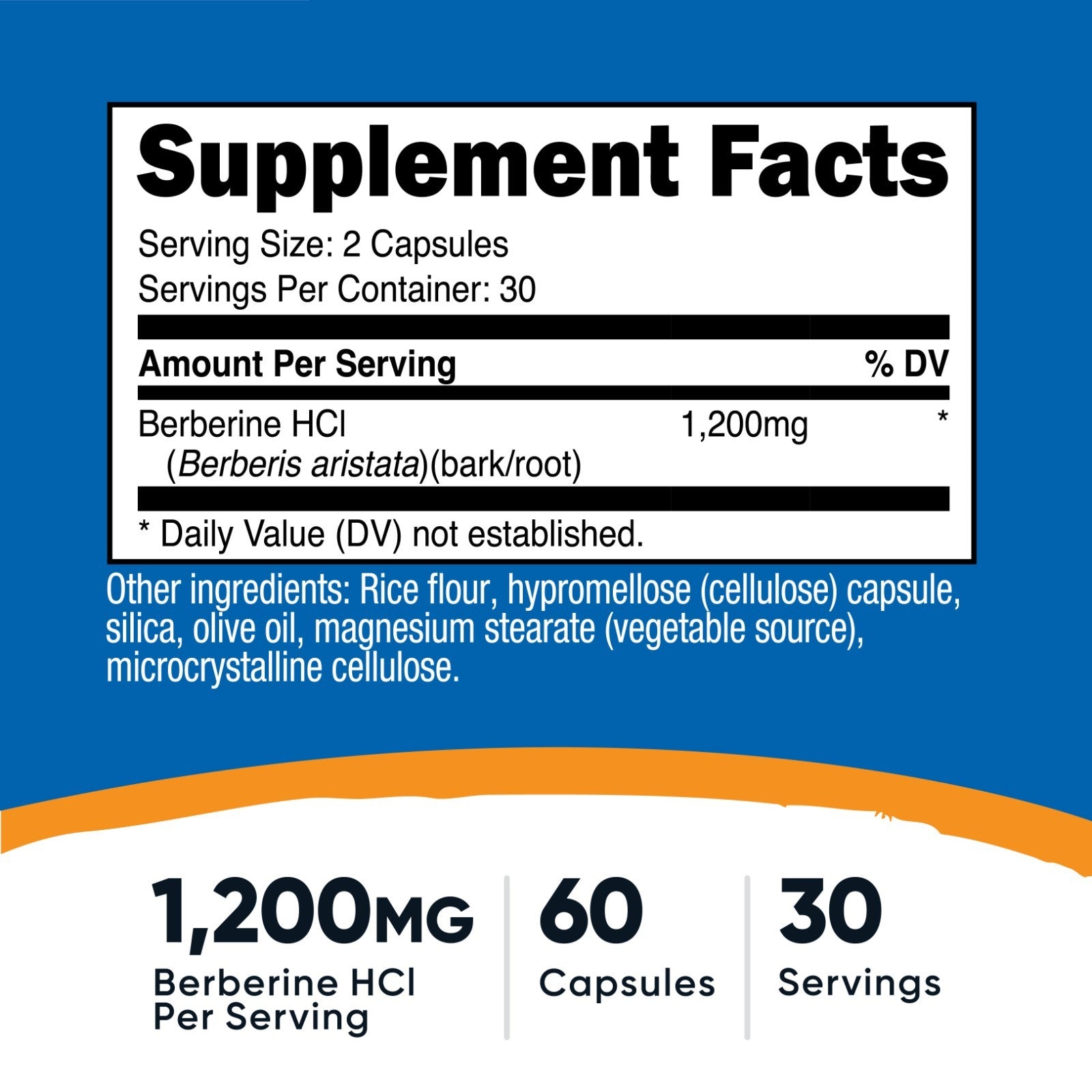 Nutricost Berberine Hcl 600Mg, 60 Capsules - Gluten Free, Vegetarian & Non-Gmo