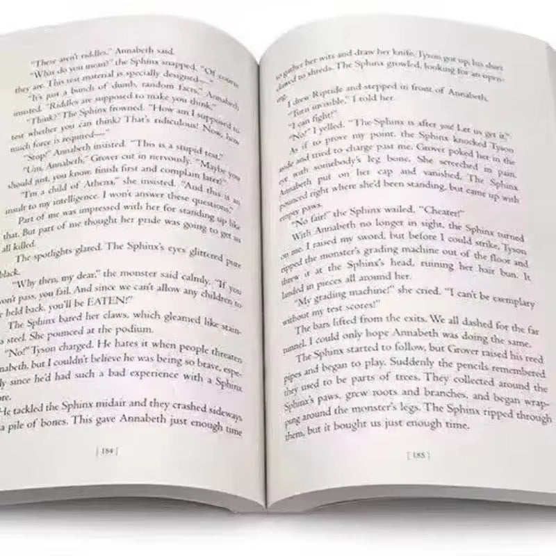 5 Books/Set Percy Jackson & the Olympians English Original Novel Books Children'S English Picture Book Setsbooks